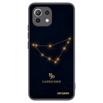 Picasee Xiaomi 11 Lite 5G NE Hülle - Schwarzes Silikon - CAPRICORN