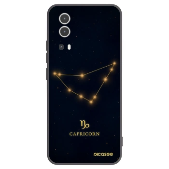 Picasee Vivo Y72 5G Hülle - Schwarzes Silikon - CAPRICORN