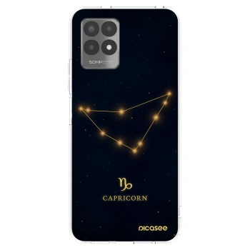 Picasee Realme 8i Hülle - Transparentes Silikon - CAPRICORN