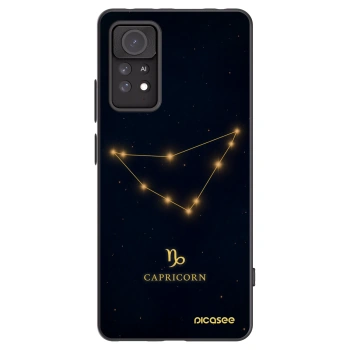 Picasee Xiaomi Redmi Note 11 Pro Hülle - Schwarzes Silikon - CAPRICORN