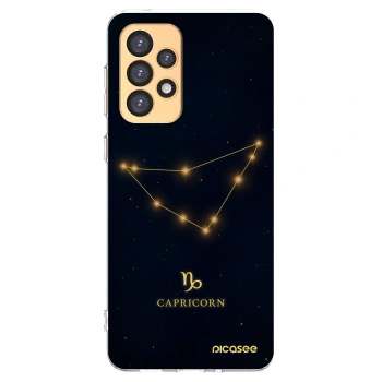 Picasee Samsung Galaxy A33 5G A336 Hülle - Transparentes Silikon - CAPRICORN