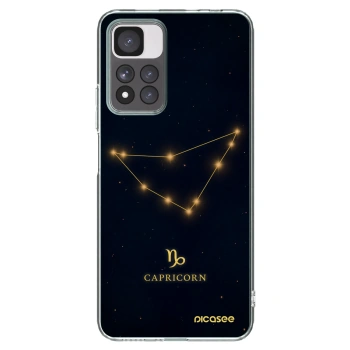 Picasee Xiaomi Redmi Note 11 Pro+ 5G Hülle - Transparentes Silikon - CAPRICORN