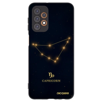 Picasee Samsung Galaxy A23 A235F 4G Hülle - Schwarzes Silikon - CAPRICORN