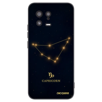 Picasee Xiaomi 13 Hülle - Schwarzes Silikon - CAPRICORN