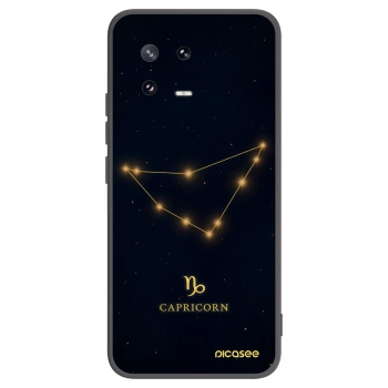 Picasee Xiaomi 13 Pro Hülle - Schwarzes Silikon - CAPRICORN