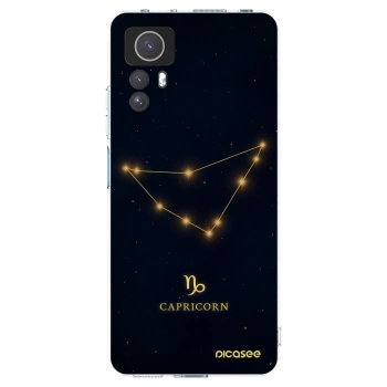 Picasee Xiaomi Redmi Note 12S Hülle - Transparentes Silikon - CAPRICORN