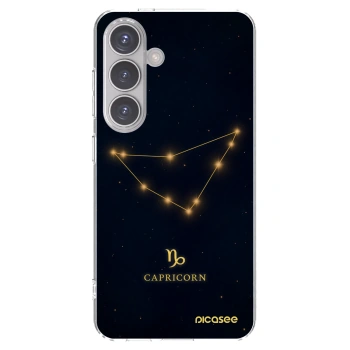 Picasee Samsung Galaxy S24 S921B 5G Hülle - Transparentes Silikon - CAPRICORN