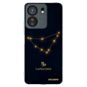 Picasee Xiaomi Redmi 13C 4G Hülle - Transparentes Silikon - CAPRICORN