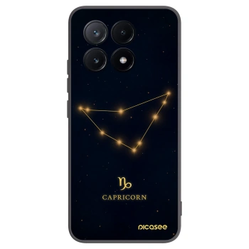Picasee Xiaomi Poco X6 Pro Hülle - Schwarzes Silikon - CAPRICORN