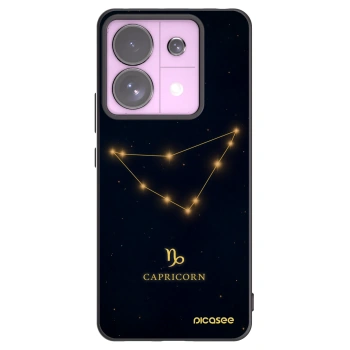 Picasee Xiaomi Redmi Note 13 Pro 5G Hülle - Schwarzes Silikon - CAPRICORN