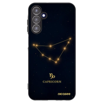Picasee Samsung Galaxy A15 A156B 5G Hülle - Schwarzes Silikon - CAPRICORN