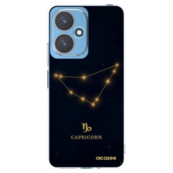 Picasee Xiaomi Redmi 13C 5G Hülle - Transparentes Silikon - CAPRICORN