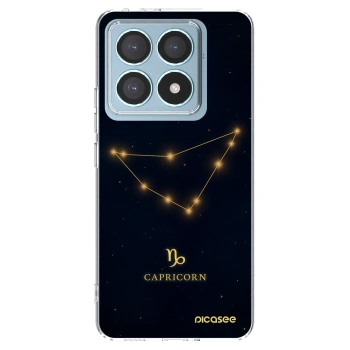 Picasee Xiaomi 14T Pro Hülle - Transparentes Silikon - CAPRICORN