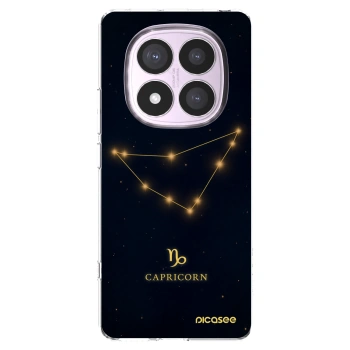 Picasee Xiaomi Redmi Note 14 Pro 4G Hülle - Transparentes Silikon - CAPRICORN
