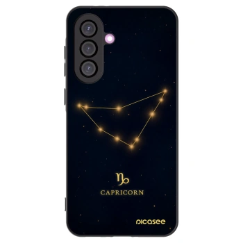 Picasee Samsung Galaxy A36 5G Hülle - Schwarzes Silikon - CAPRICORN