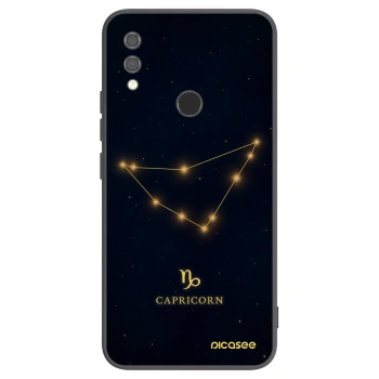 Picasee Xiaomi Redmi Note 7 Hülle - Schwarzes Silikon - CAPRICORN