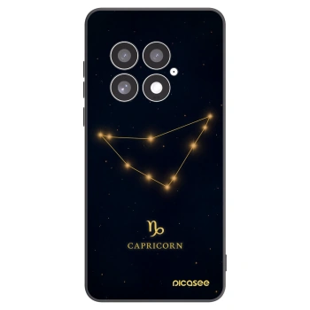 Picasee OnePlus 13 5G Hülle - Schwarzes Silikon - CAPRICORN