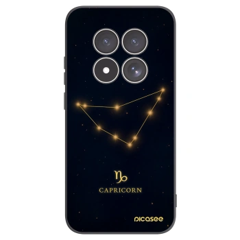Picasee Xiaomi Redmi Note 15 Pro 4G Hülle - Schwarzes Silikon - CAPRICORN
