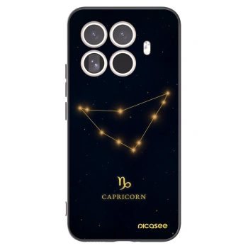 Picasee Xiaomi 15T Pro Hülle - Schwarzes Silikon - CAPRICORN