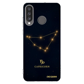 Picasee Huawei P30 Lite Hülle - Transparentes Silikon - CAPRICORN