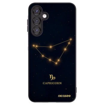 Picasee Samsung Galaxy A16 4G Hülle - Schwarzes Silikon - CAPRICORN