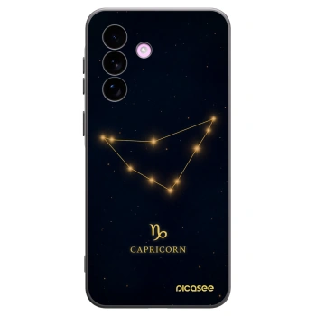 Picasee Samsung Galaxy A57 5G Hülle - Schwarzes Silikon - CAPRICORN