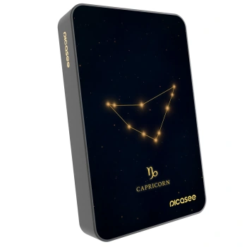 Picasee Powerbank mit MagSafe 10 000 mAh Grau - CAPRICORN