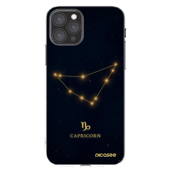 Picasee Apple iPhone 11 Pro Hülle - Transparentes Silikon - CAPRICORN
