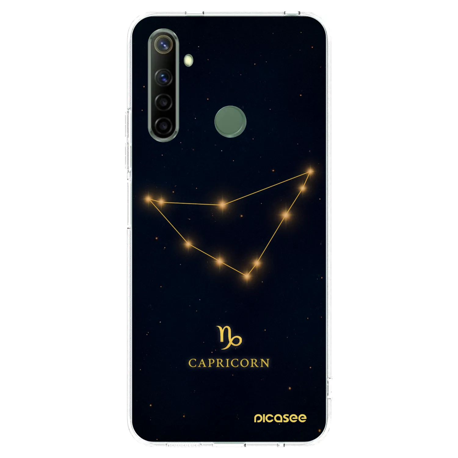 Picasee Realme 6i Hülle - Transparentes Silikon - CAPRICORN