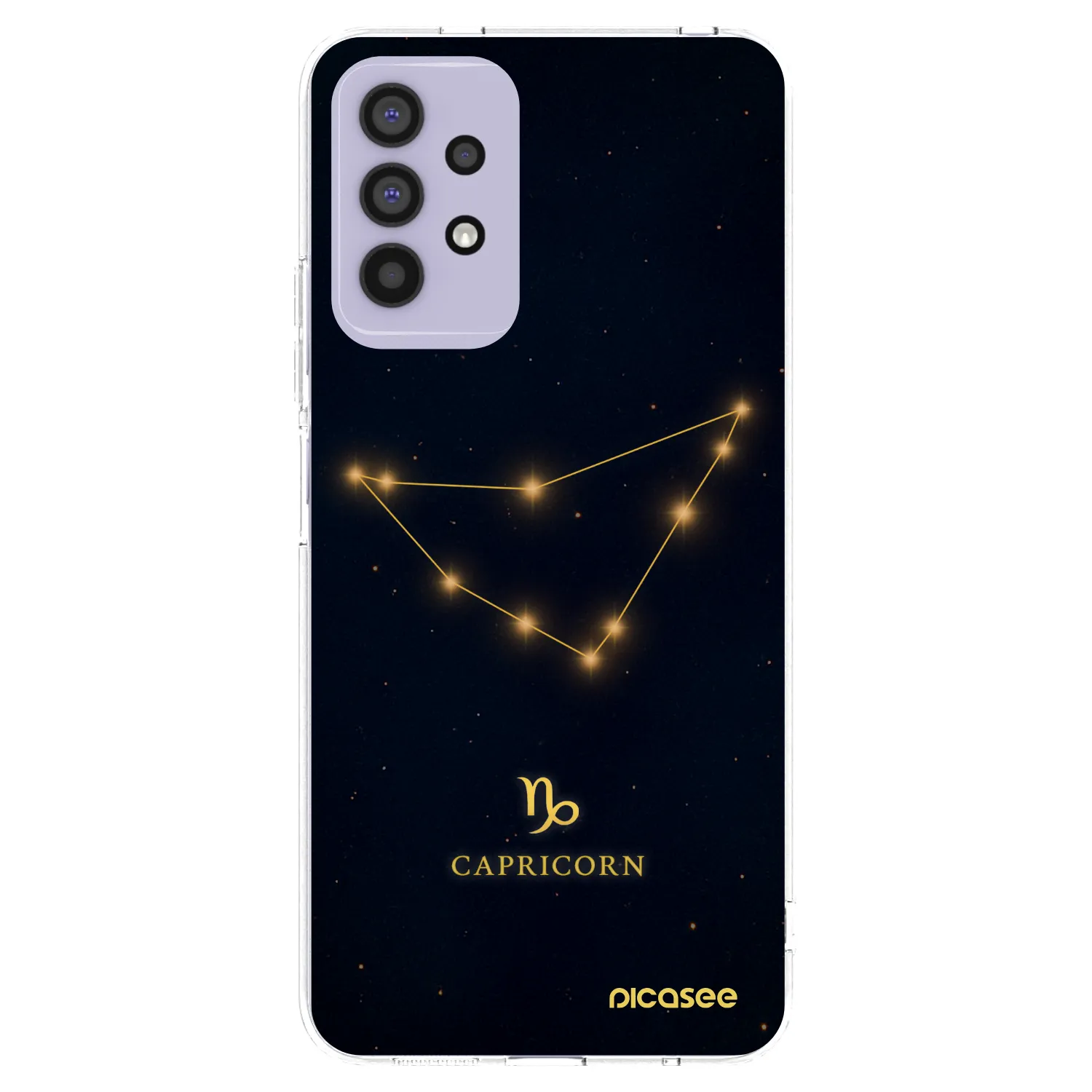 Picasee Samsung Galaxy A32 4G SM-A325F Hülle - Transparentes Silikon - CAPRICORN