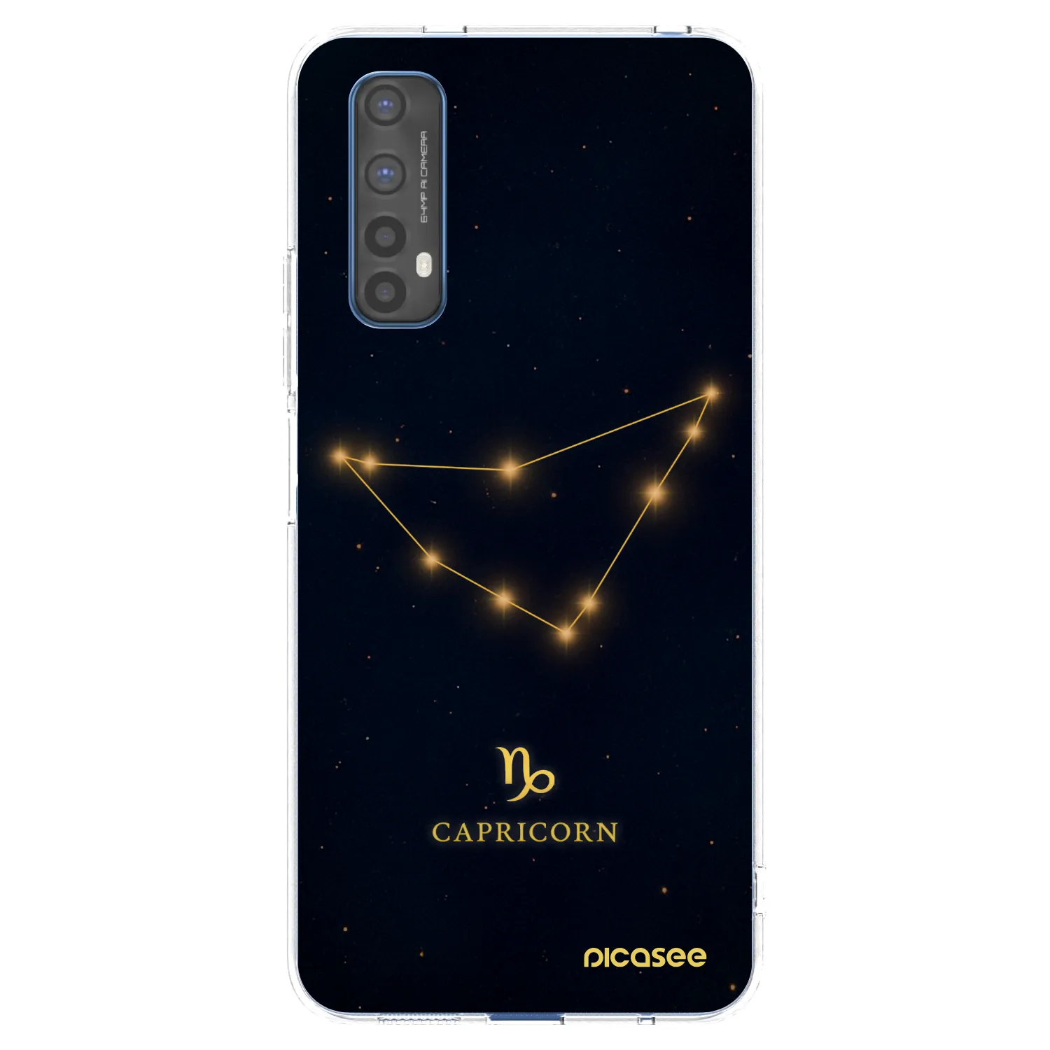 Picasee Realme 7 Hülle - Transparentes Silikon - CAPRICORN