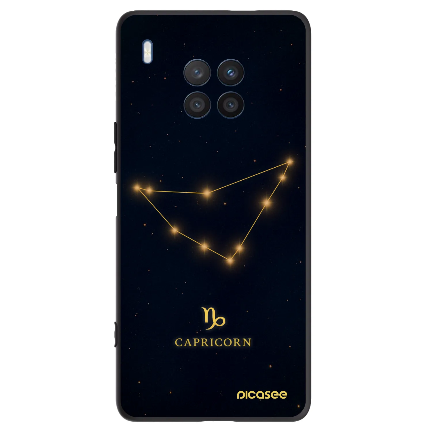 Picasee Honor 50 Lite Hülle - Schwarzes Silikon - CAPRICORN