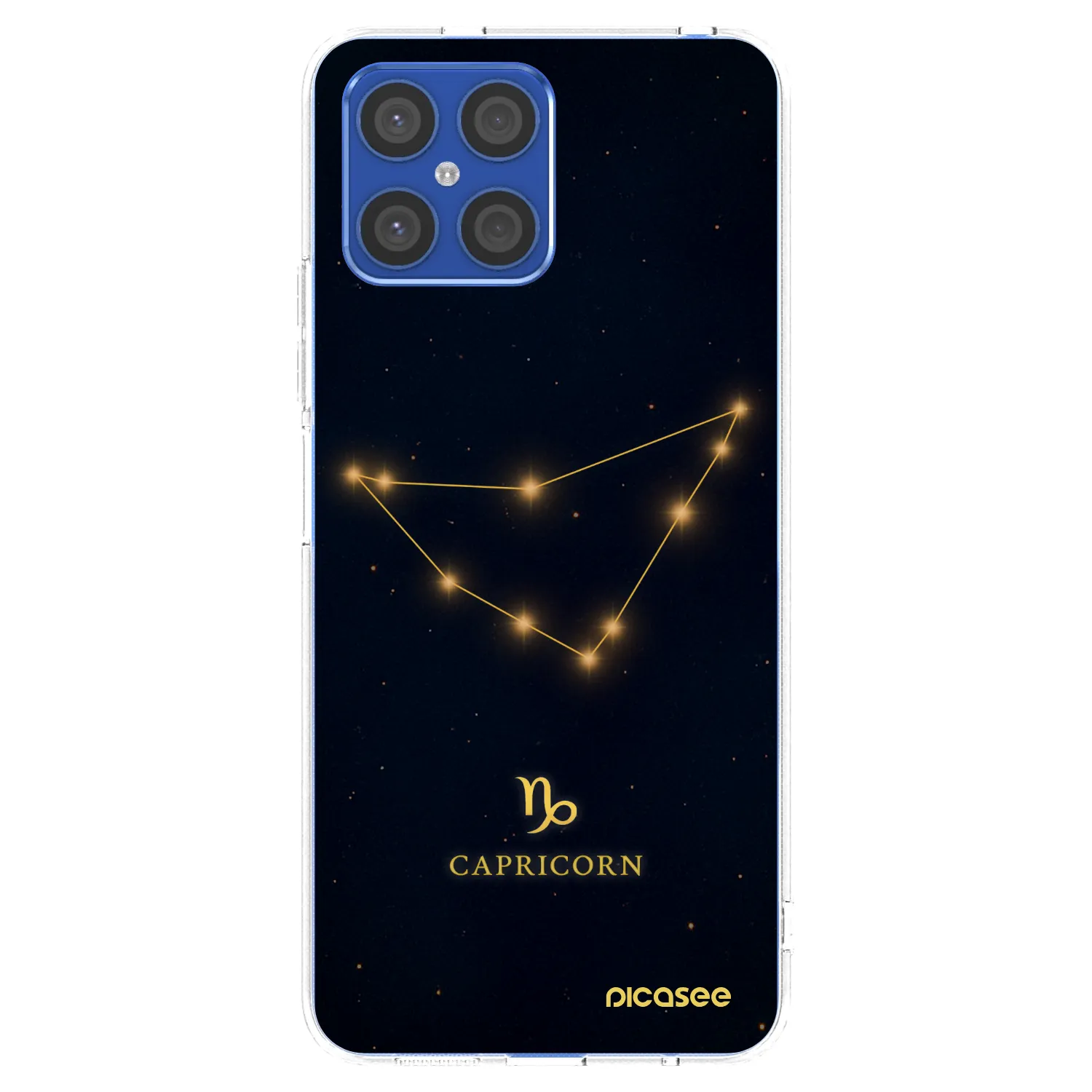 Picasee Honor X8 4G Hülle - Transparentes Silikon - CAPRICORN