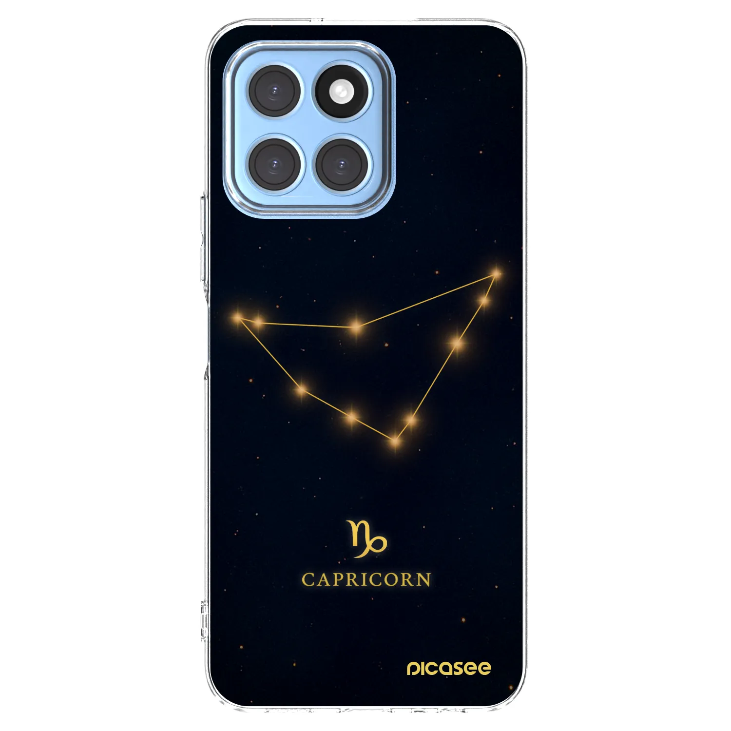 Picasee Honor X8 5G Hülle - Transparentes Silikon - CAPRICORN