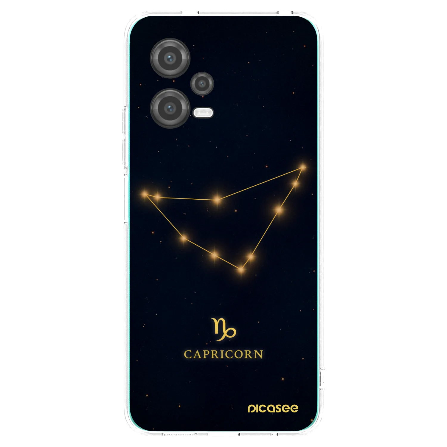 Picasee Xiaomi Poco X5 Hülle - Transparentes Silikon - CAPRICORN