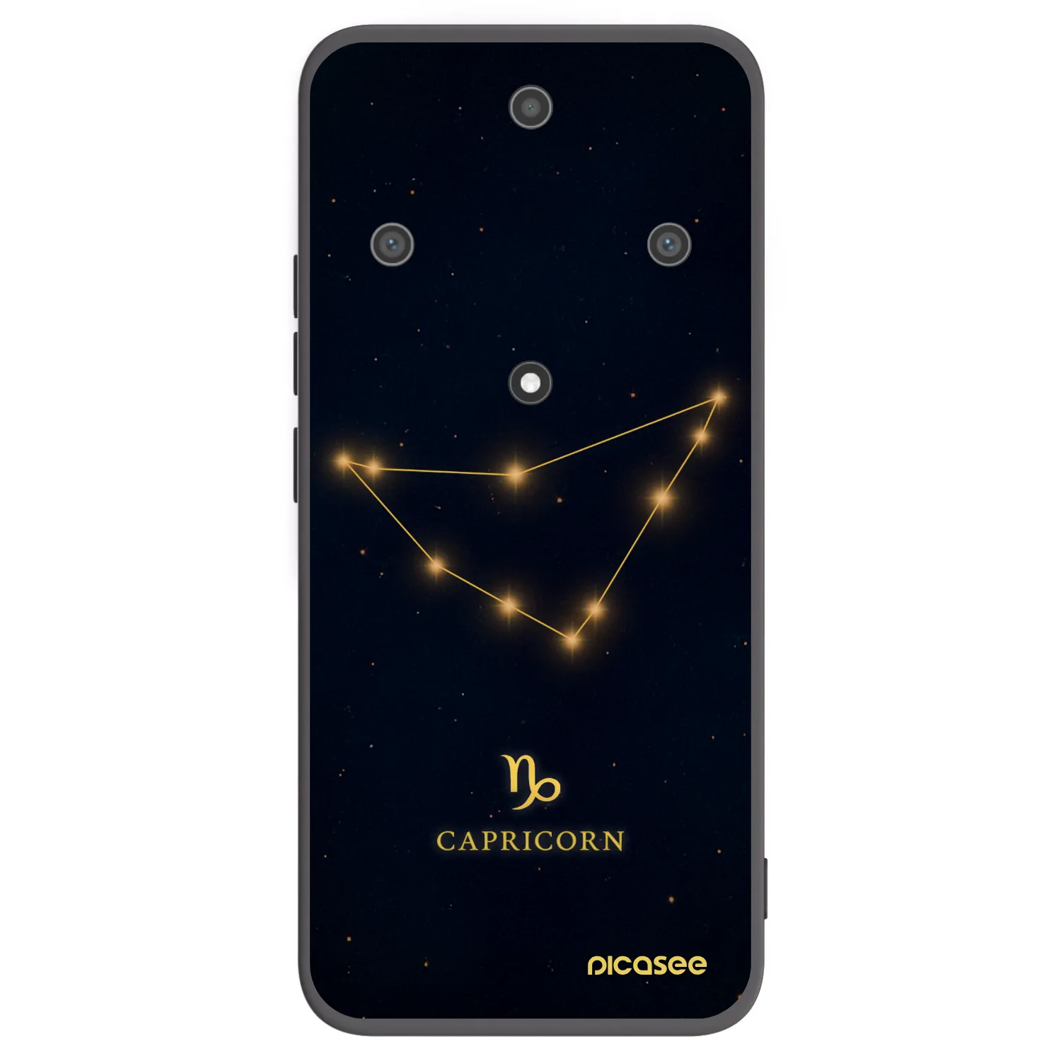 Picasee Honor Magic5 Lite 5G Hülle - Schwarzes Silikon - CAPRICORN