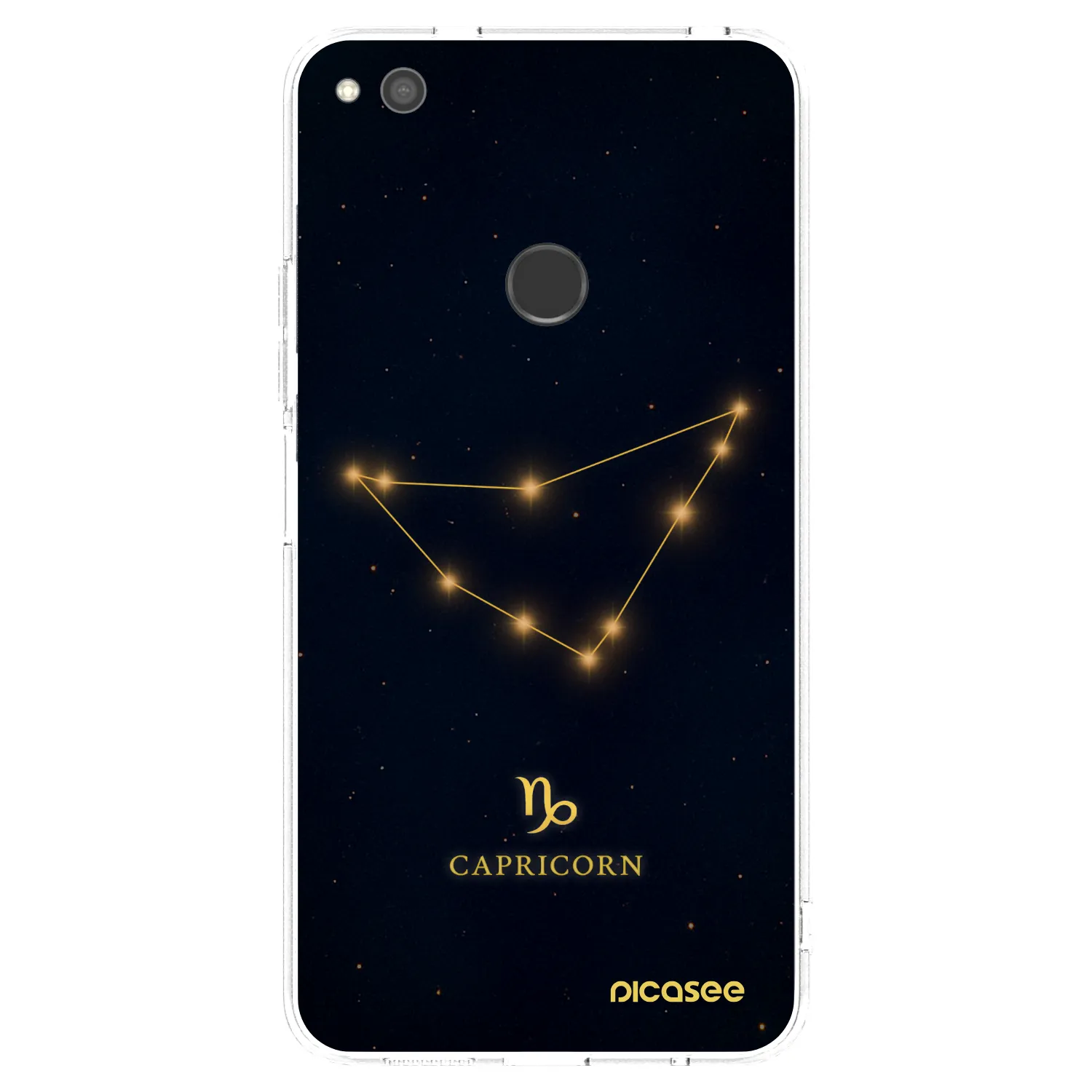 Picasee Huawei P9 Lite 2017 Hülle - Transparentes Silikon - CAPRICORN