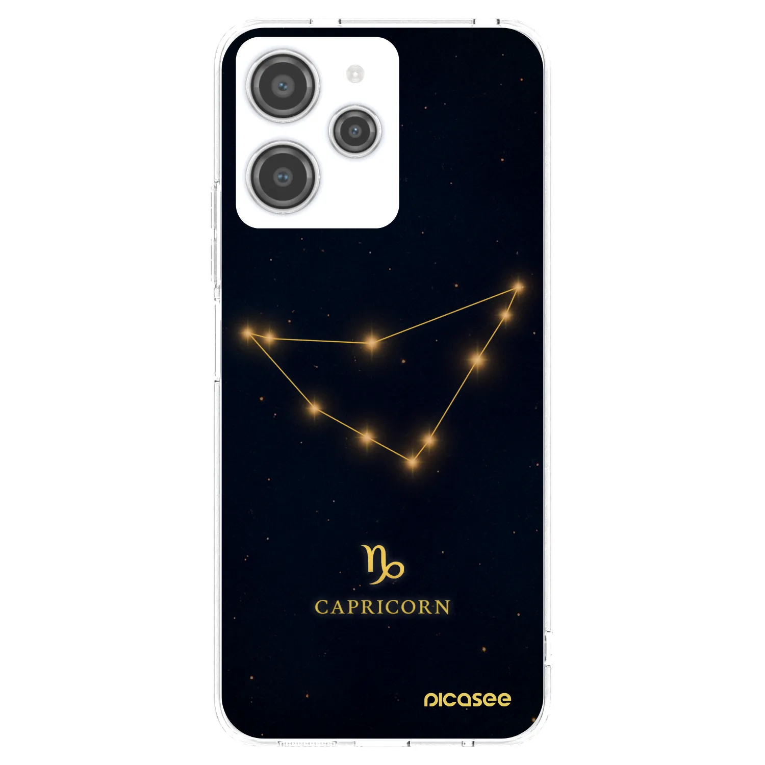 Picasee Xiaomi Redmi 12 4G Hülle - Transparentes Silikon - CAPRICORN