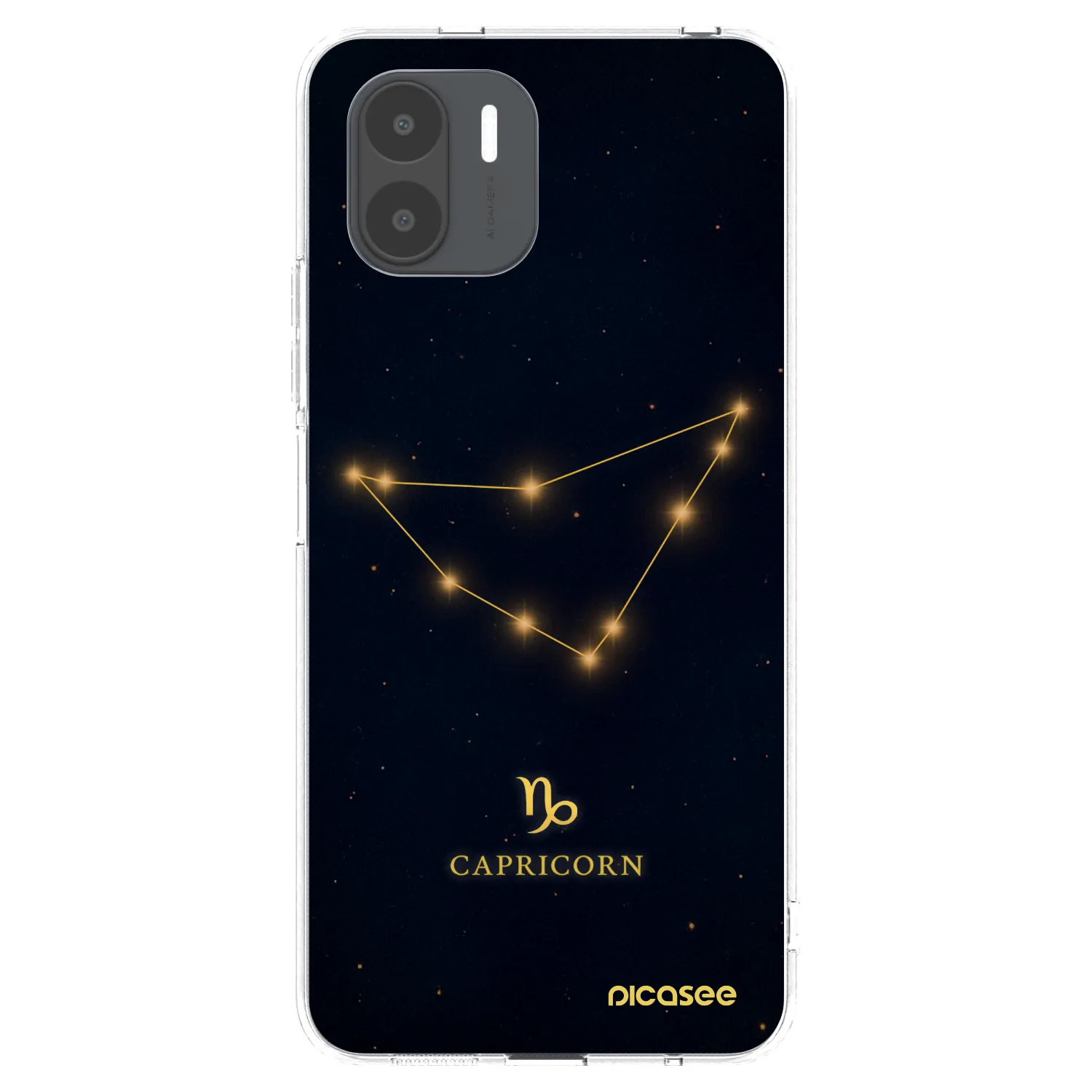 Picasee Xiaomi Redmi A2 Hülle - Transparentes Silikon - CAPRICORN