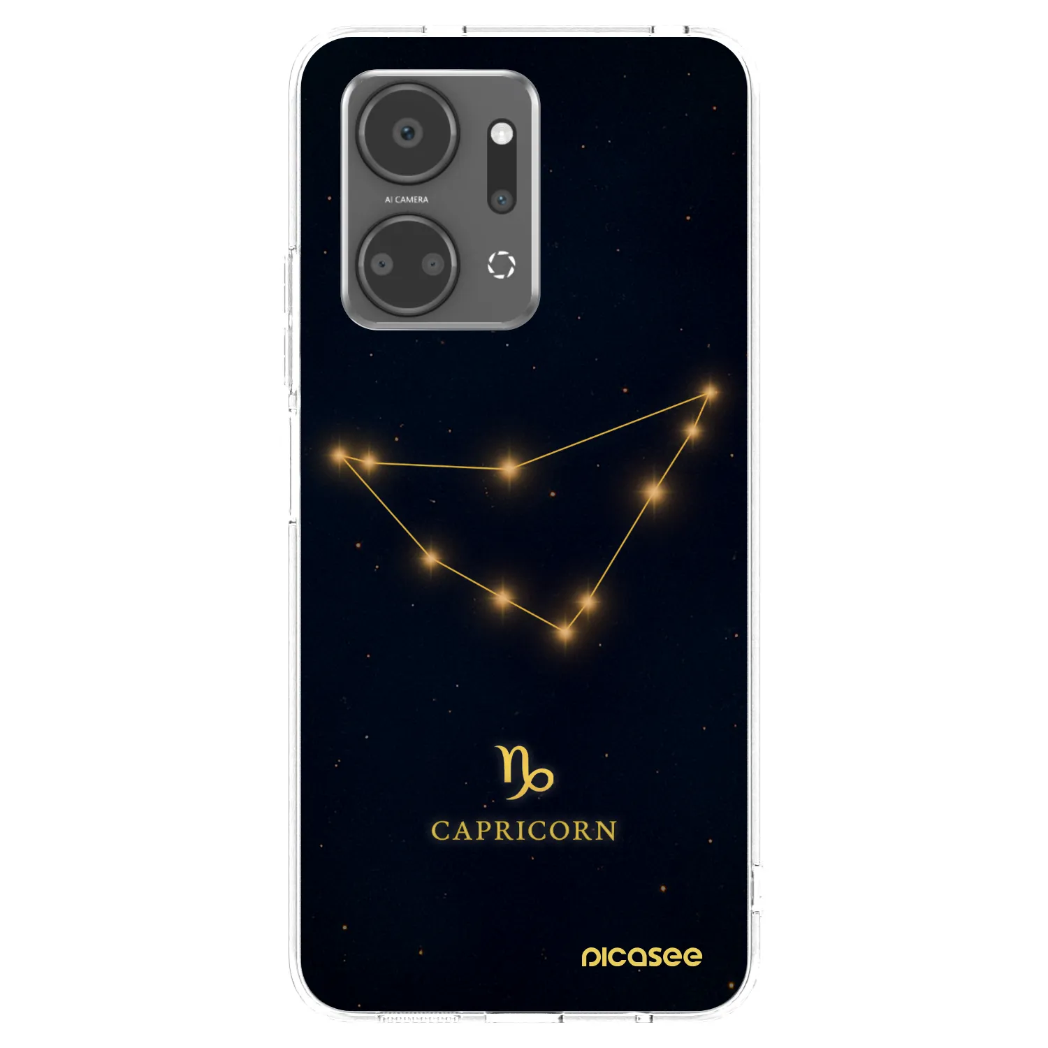 Picasee Honor X7a Hülle - Transparentes Silikon - CAPRICORN