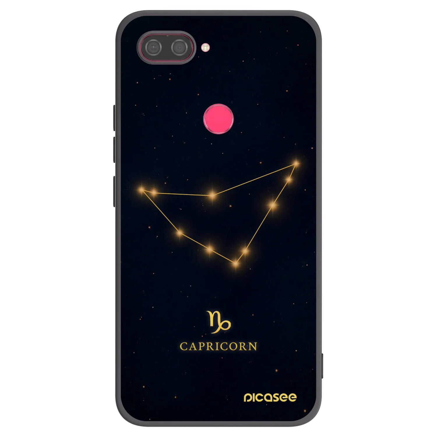 Picasee Xiaomi Mi 8 Lite Hülle - Schwarzes Silikon - CAPRICORN