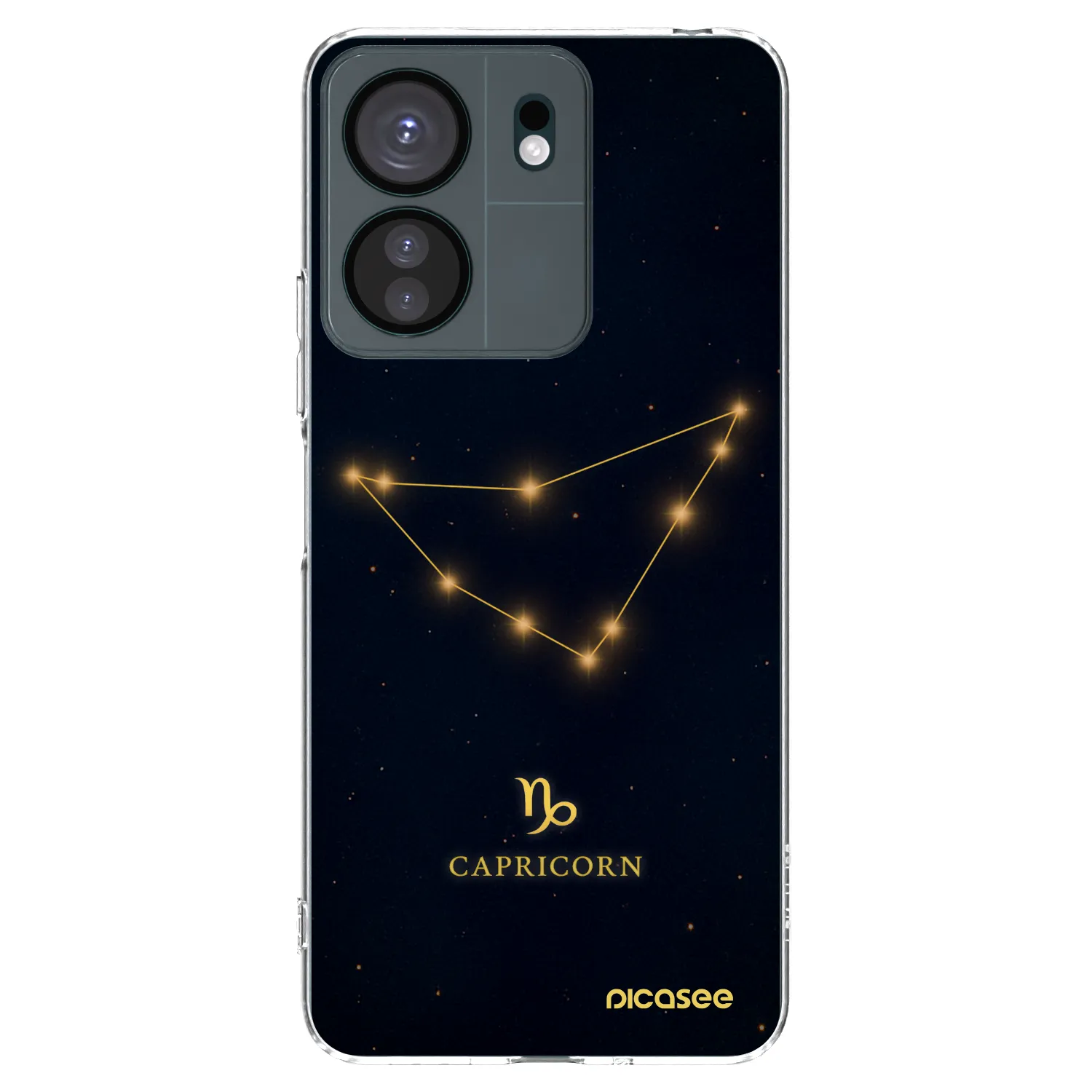 Picasee Xiaomi Redmi 13C 4G Hülle - Transparentes Silikon - CAPRICORN