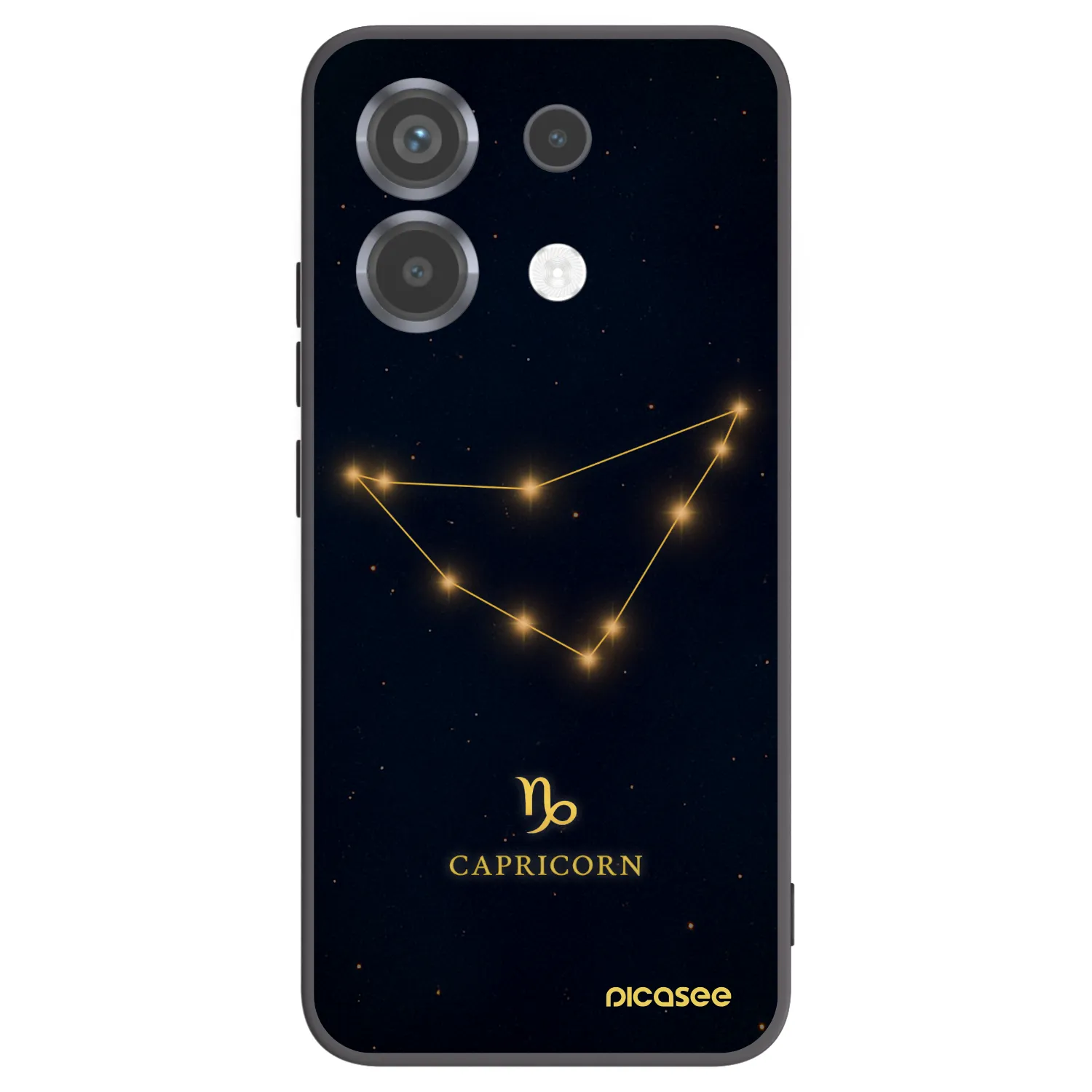 Picasee Xiaomi Poco X6 Hülle - Schwarzes Silikon - CAPRICORN