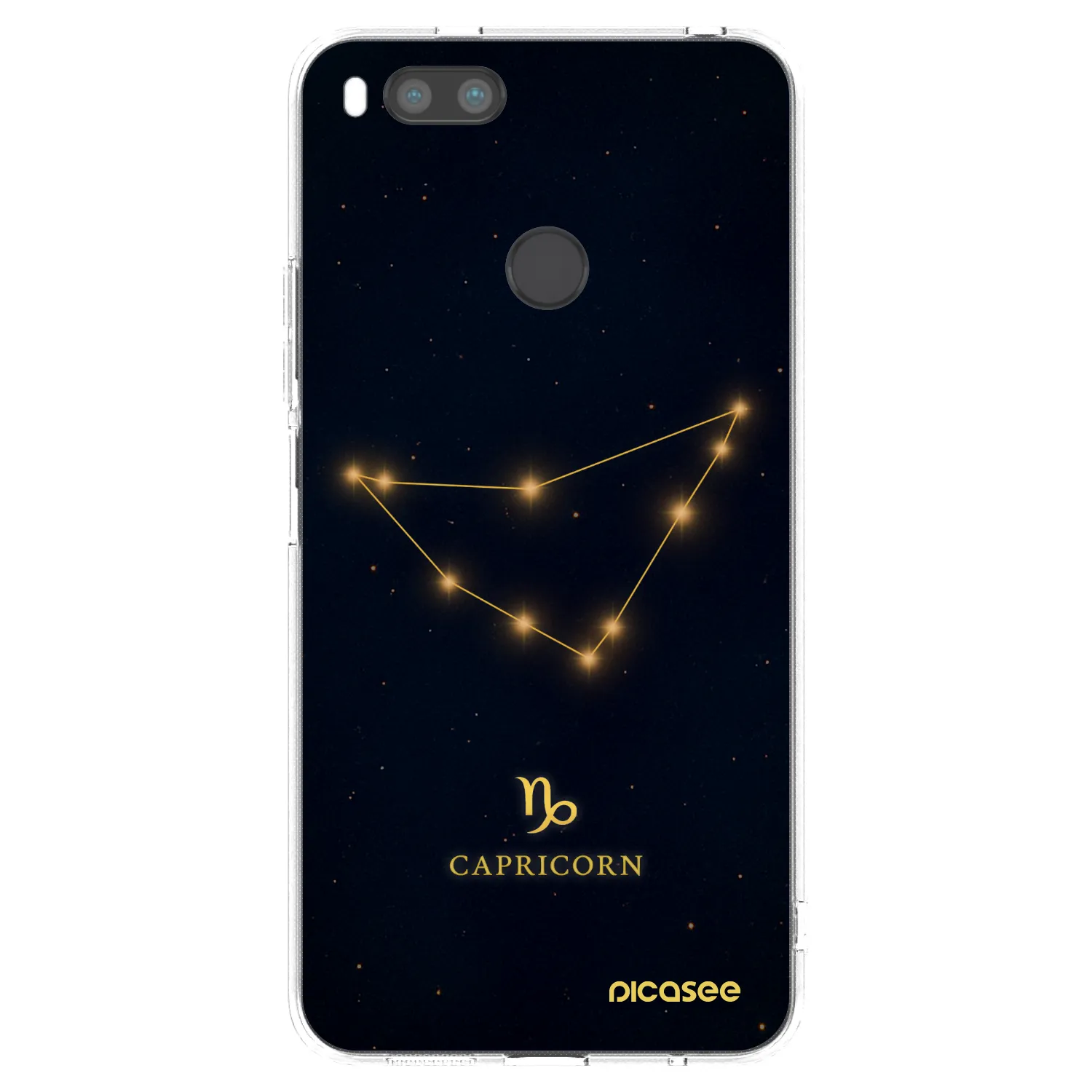 Picasee Xiaomi Mi A1 Global Hülle - Transparentes Silikon - CAPRICORN