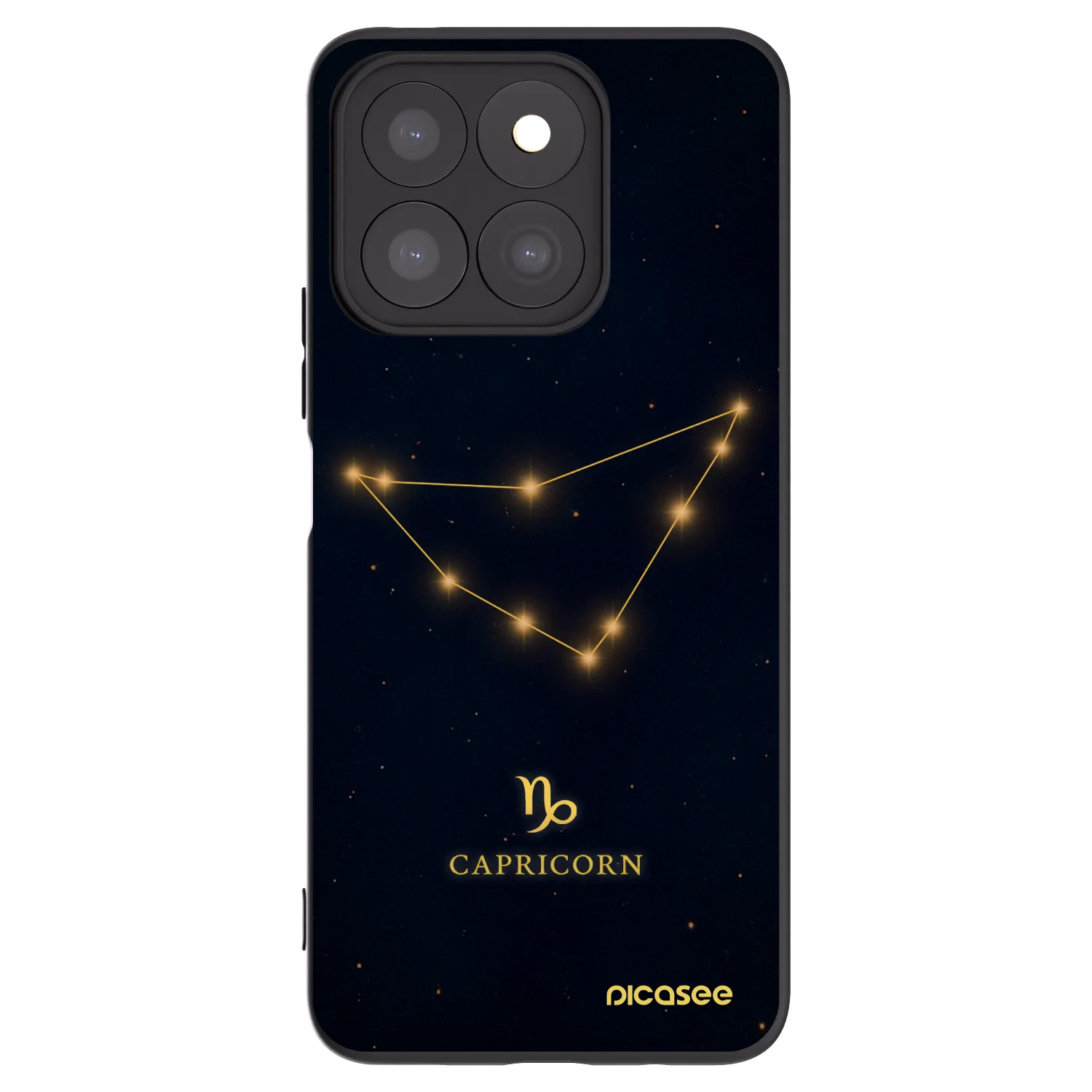Picasee Honor X8b Hülle - Schwarzes Silikon - CAPRICORN