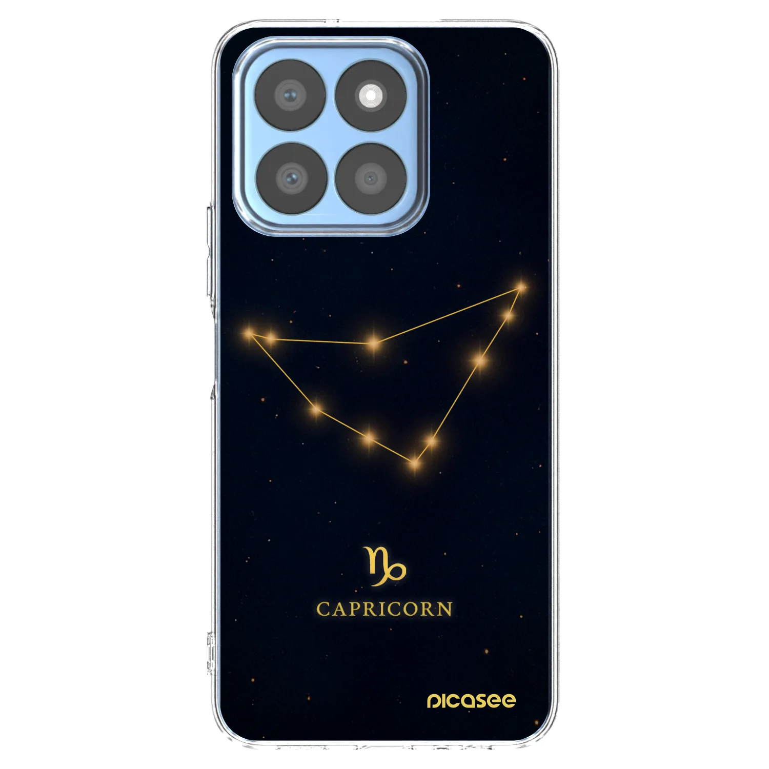 Picasee Honor X8b Hülle - Transparentes Silikon - CAPRICORN