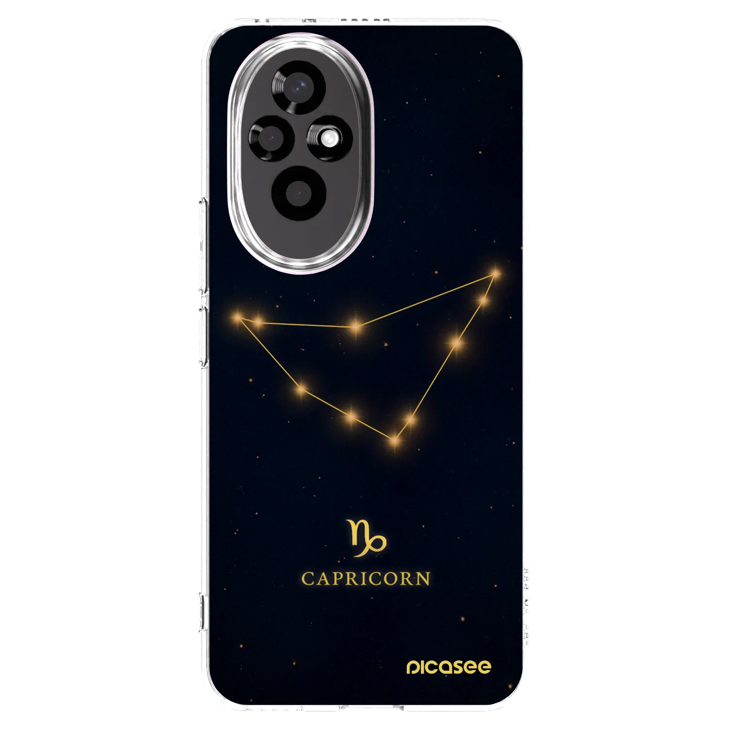 Picasee Honor 200 5G Hülle - Transparentes Silikon - CAPRICORN