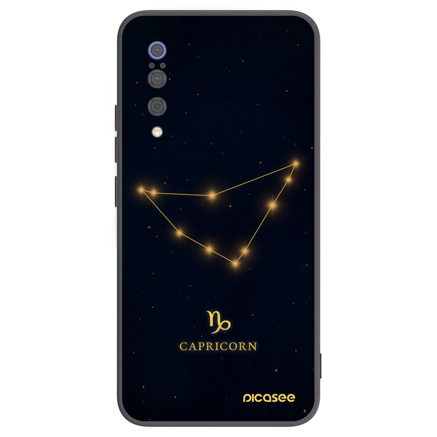 Picasee Xiaomi Mi 9 Hülle - Schwarzes Silikon - CAPRICORN