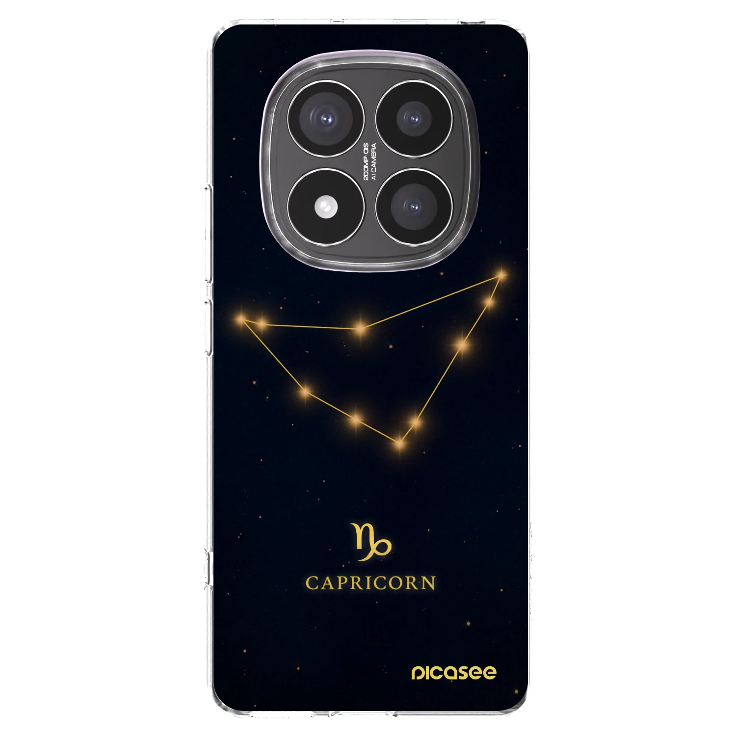 Picasee Xiaomi Redmi Note 14 Pro+ 5G Hülle - Transparentes Silikon - CAPRICORN