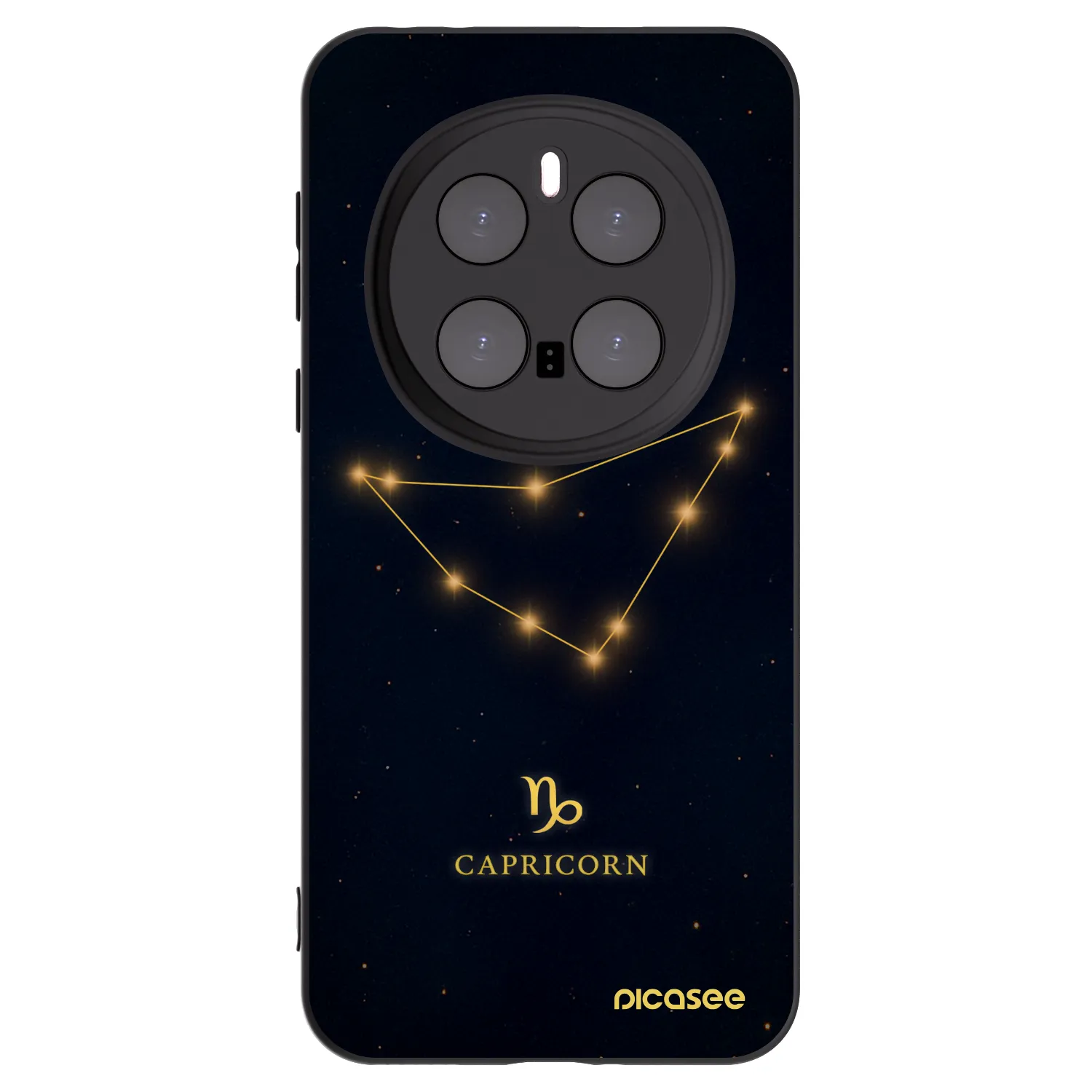 Picasee Honor Magic7 Pro 5G Hülle - Schwarzes Silikon - CAPRICORN